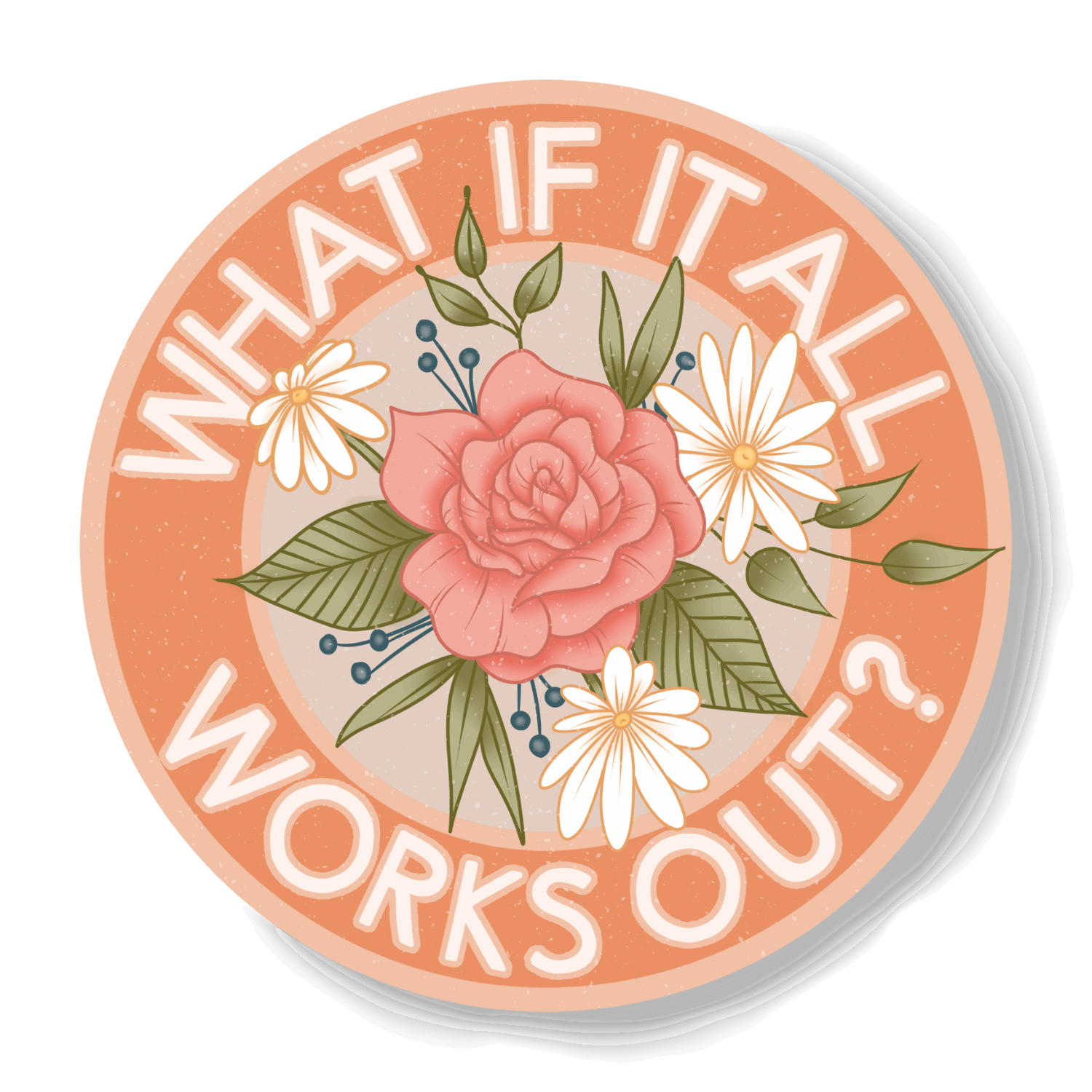 Luck and Lavender Studio - What if it All Works Out Sticker