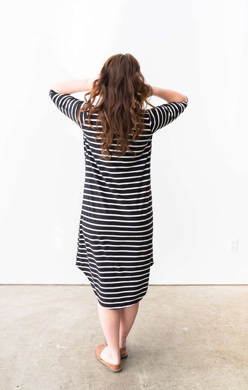 The Weekender Dress in Stripes