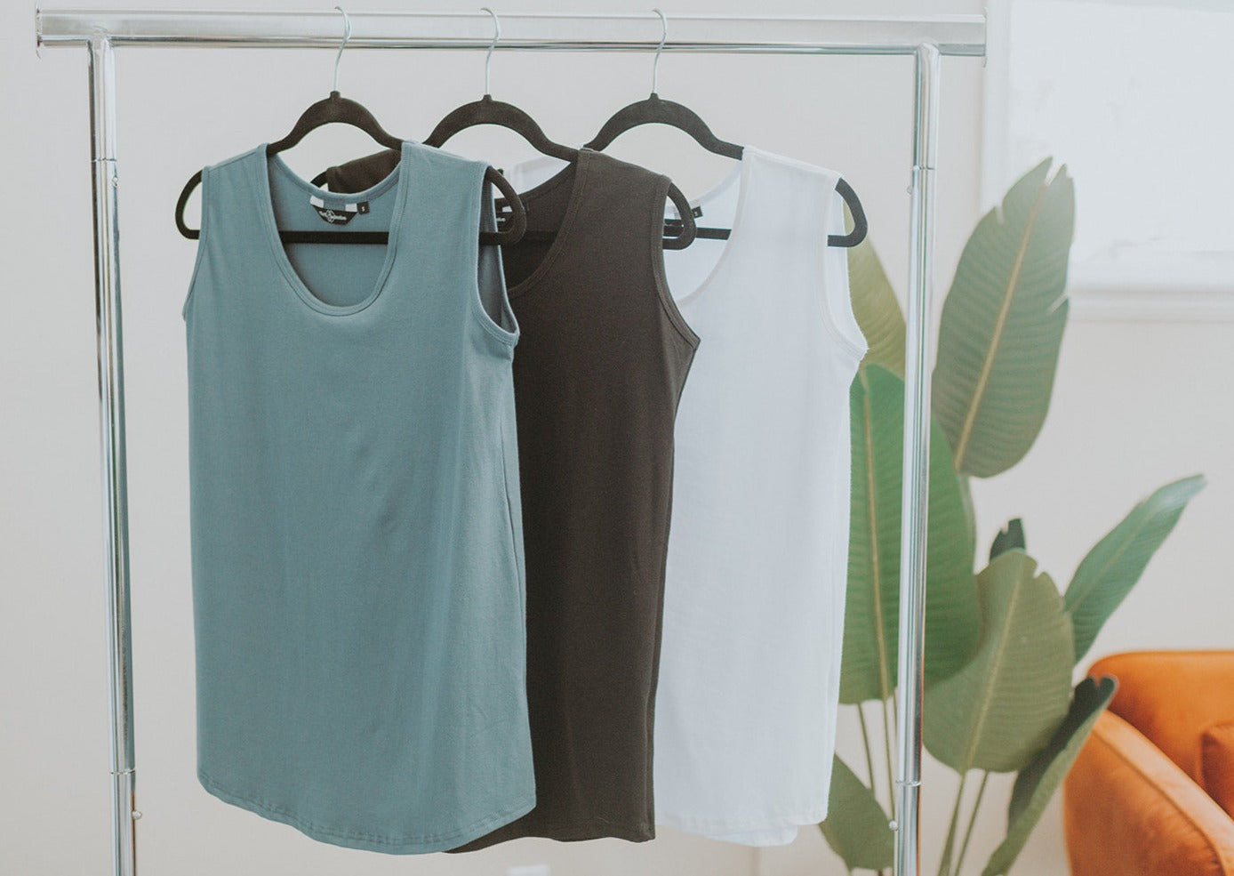 The Perfect Cap Sleeve Tank in Pond