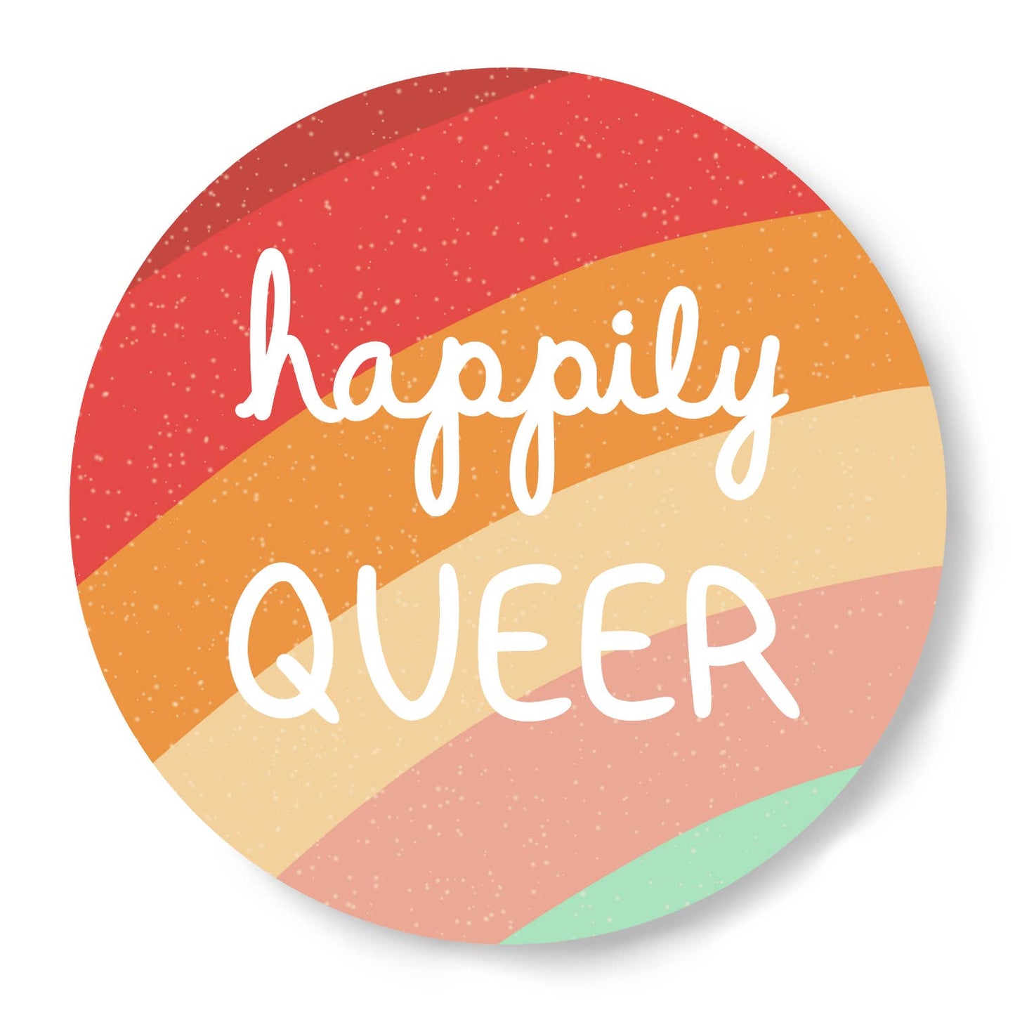 Luck and Lavender Studio - Happily Queer Sticker