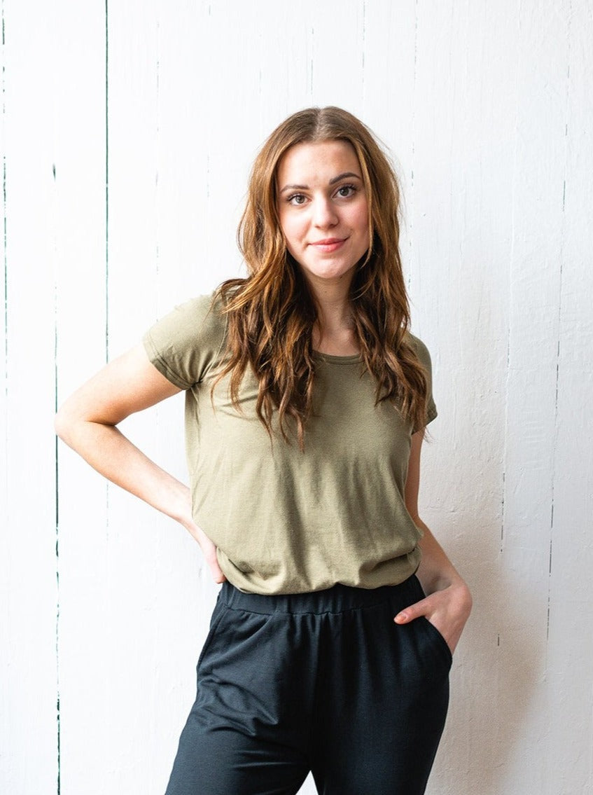 The Perfect Tee in Olive